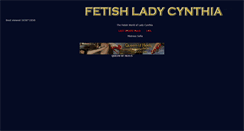 Desktop Screenshot of mistress-cynthia.com